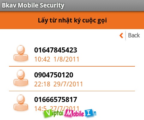 Bkav Mobile Security for Android 3.0.10.40Phần mềm diệt virus miễn phí cho Android