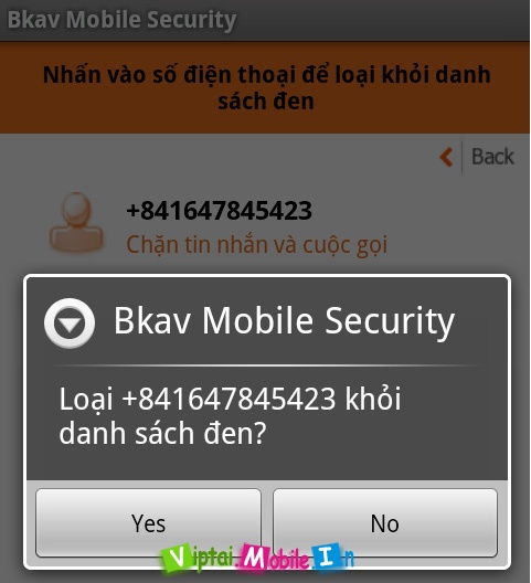 Bkav Mobile Security for Android 3.0.10.40Phần mềm diệt virus miễn phí cho Android