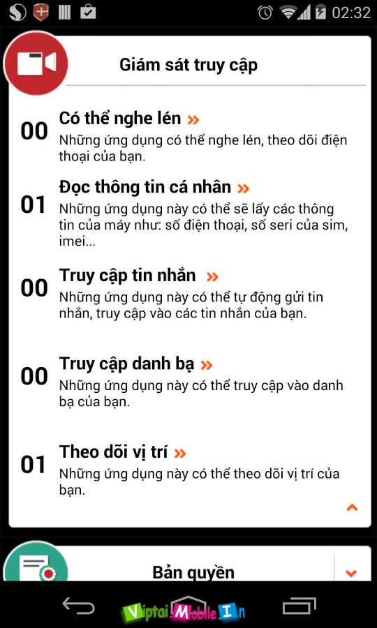 Bkav Mobile Security for Android 3.0.10.40Phần mềm diệt virus miễn phí cho Android