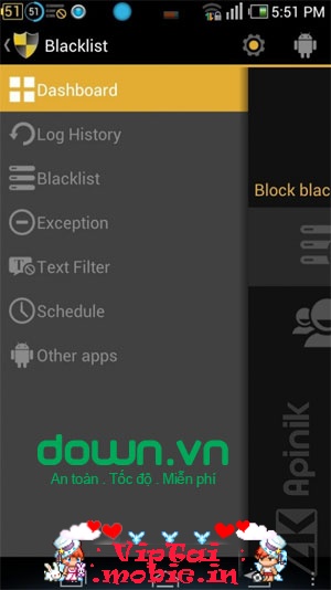 Chặn cuộc gọi (Blacklist) cho Android 3.5