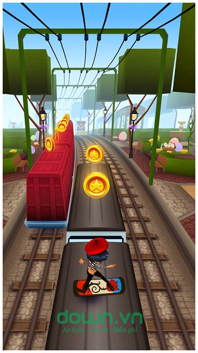 Subway Surfers cho Android1.37.0Game lướt ván trên đường ray cho Android
