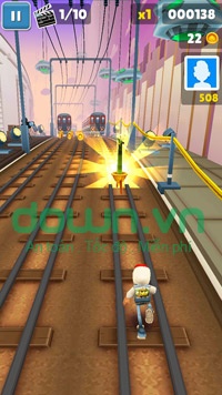 Subway Surfers cho Android1.37.0Game lướt ván trên đường ray cho Android