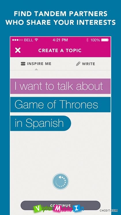 TANDEM – LANGUAGE EXCHANGED 1.2.2 cho iOS