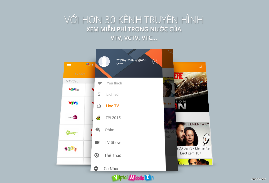 TV Online – Xem Tivi trực tuyến trên mobile 1.12 cho Android