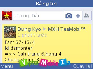 Ứng Dụng FaceBook  3.4.3 Mod Víp Cho S40, S60