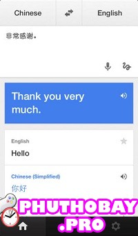 Ứng Dụng Google  Translate Miễn Phí Cho  IOS